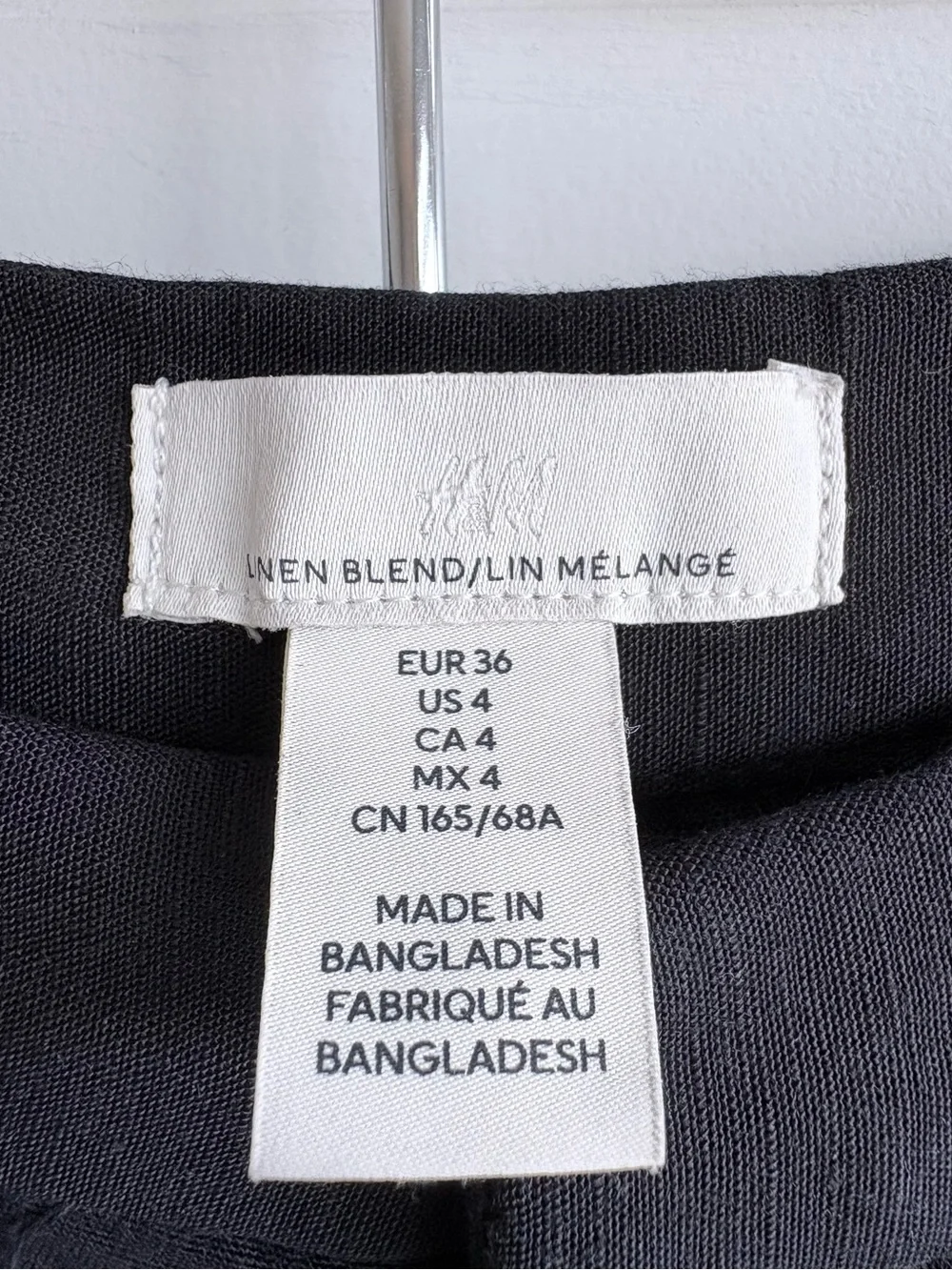 H&M Wide-Leg Linen Blend Dress Pants, Women’s Size 4